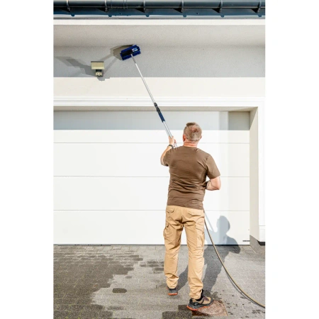 Telescopic cleaning brush, solar panel brush DEDRA 2001A80, telescopic 150–350 cm
