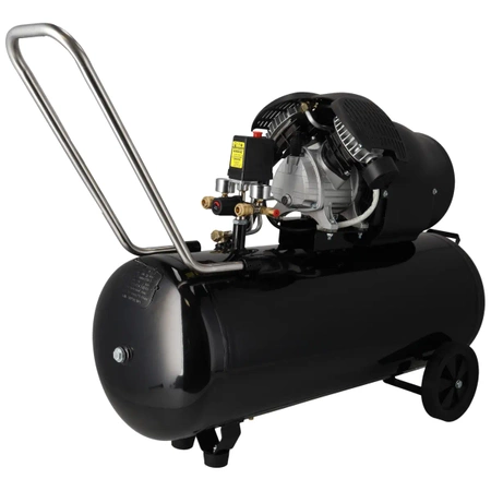 Kompresor, 100L PANSAM A077070 kompresor z dvema batoma z oljem v V-nastavbi 2300W 8 bar