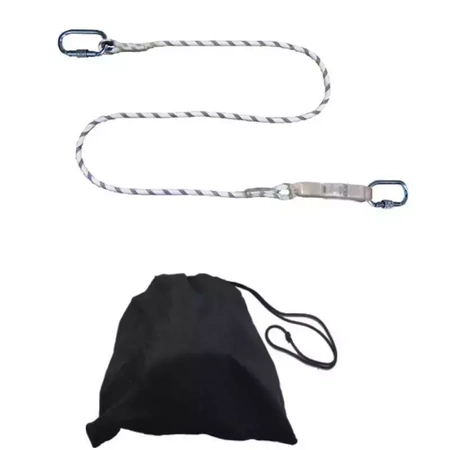 Safety harness, 1back+1front anchorage point, set