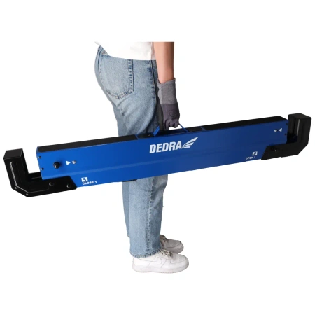 Workshop, carpentry trestles DEDRA N1103, 2 pcs, foldable, adjustable, max. load 1180kg/pair.