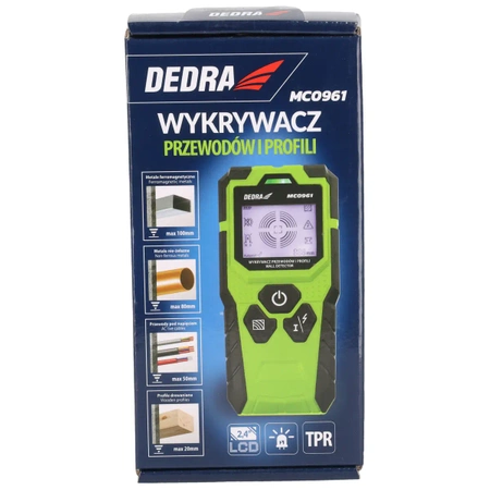Детектор кабелів та профілів DEDRA MC0961