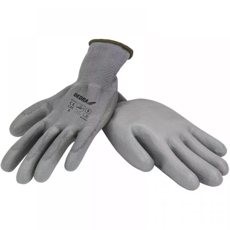 Protective gloves PU coated, size 10