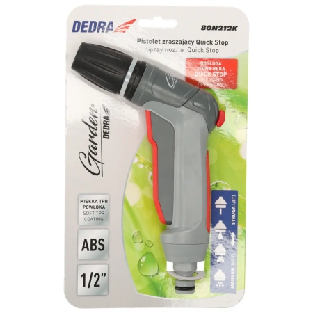 Регулируем прав пистолет за пръскане QUICK STOP GARDEN DEDRA 80N212K