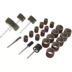 Flap wheels and sanding bands set 24pcs