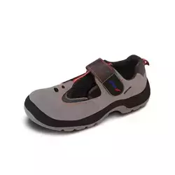 Sandały bezpieczne, buty BHP  DEDRA BH9D2-45 nubuk PU, rozmiar: 45, kat.S1 SRC