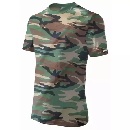 Koszulka męska T-shirt DEDRA BH5TM-M M, MORO, 100% bawełna