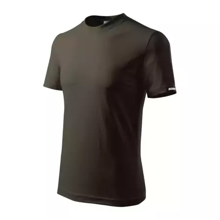 Koszulka męska t-shirt DEDRA BH5TA-S S, kolor army, 100% bawełna