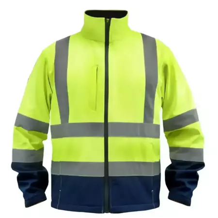 Jacheta Softshell reflectorizantă, mărim. XXL, galbenă