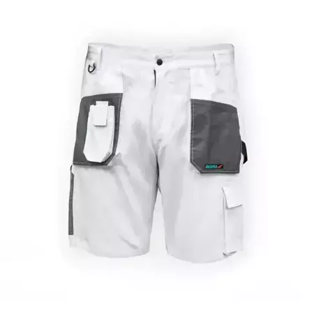Pantaloni scurti de protectie, alb, gramaj 190g/m2