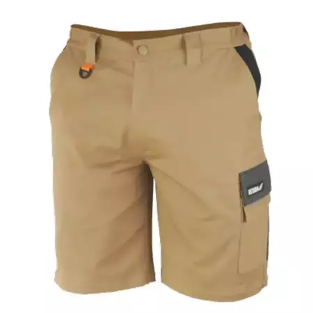 Pantaloni scurti de protectie mărime M/50, bumbac+spandex, greutate 270g/m2