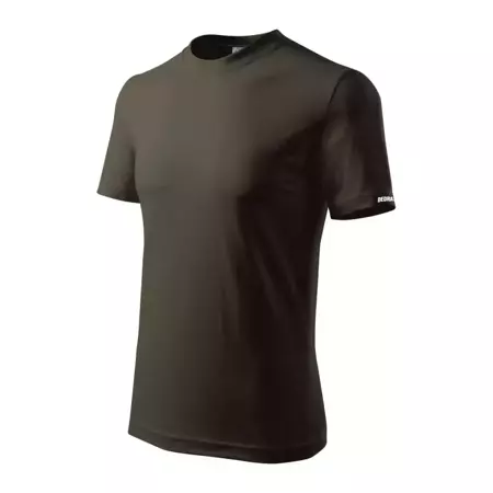 Мужская футболка DEDRA BH5TA-L L, армейский цвет, 100% хлопок