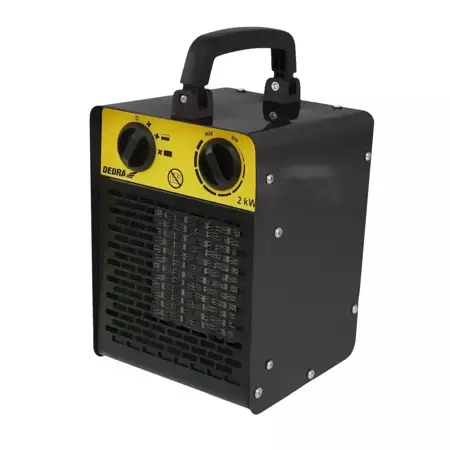 Электрический нагреватель PTC 2,0 кВт, квадратный, черный DEDRA DED9930C1 керамический нагревательный элемент