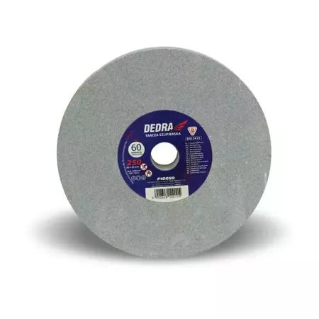 Brusilni disk, kamen DEDRA F10050 250x32x32mm, granulacija 60