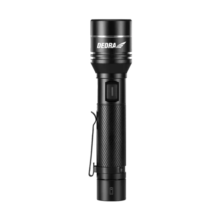 LED svetilka 1000lm, zoom, baterija 2200mAh, DEDRA L0951