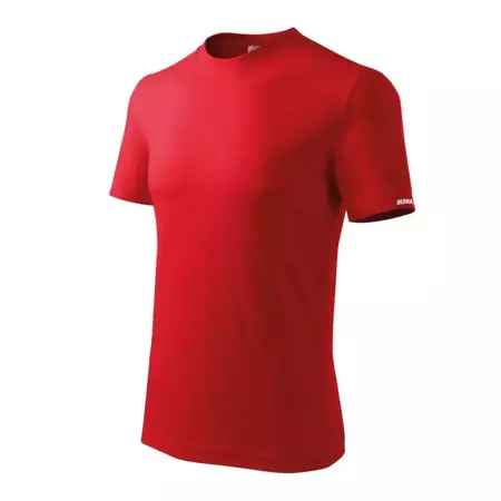 Moška majica DEDRA BH5TC-M M, rdeča, 100 % bombaž
