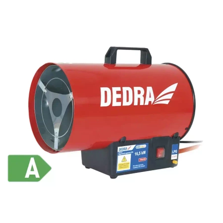 Plinski grelnik 16,5 kW, rdeč DEDRA DED9941