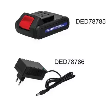 Зарядний пристрій, блок живлення DEDRA DED78786 14.4V, 1h, призначений для DED7878