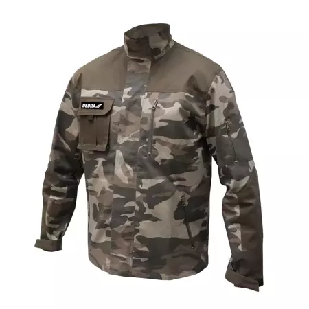 Куртка захисна морська, толстовка камуфляжна DEDRA BH43BL-L розмір L, бавовна+еластан, 240г/м2