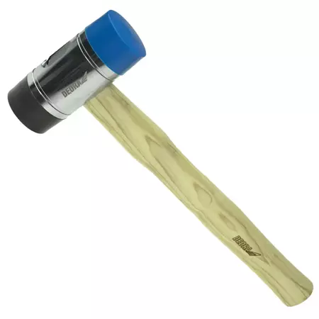 DEDRA 13M301 28 мм молоток бляхаря з поліуретану/нейлону, ручка з гікорі
